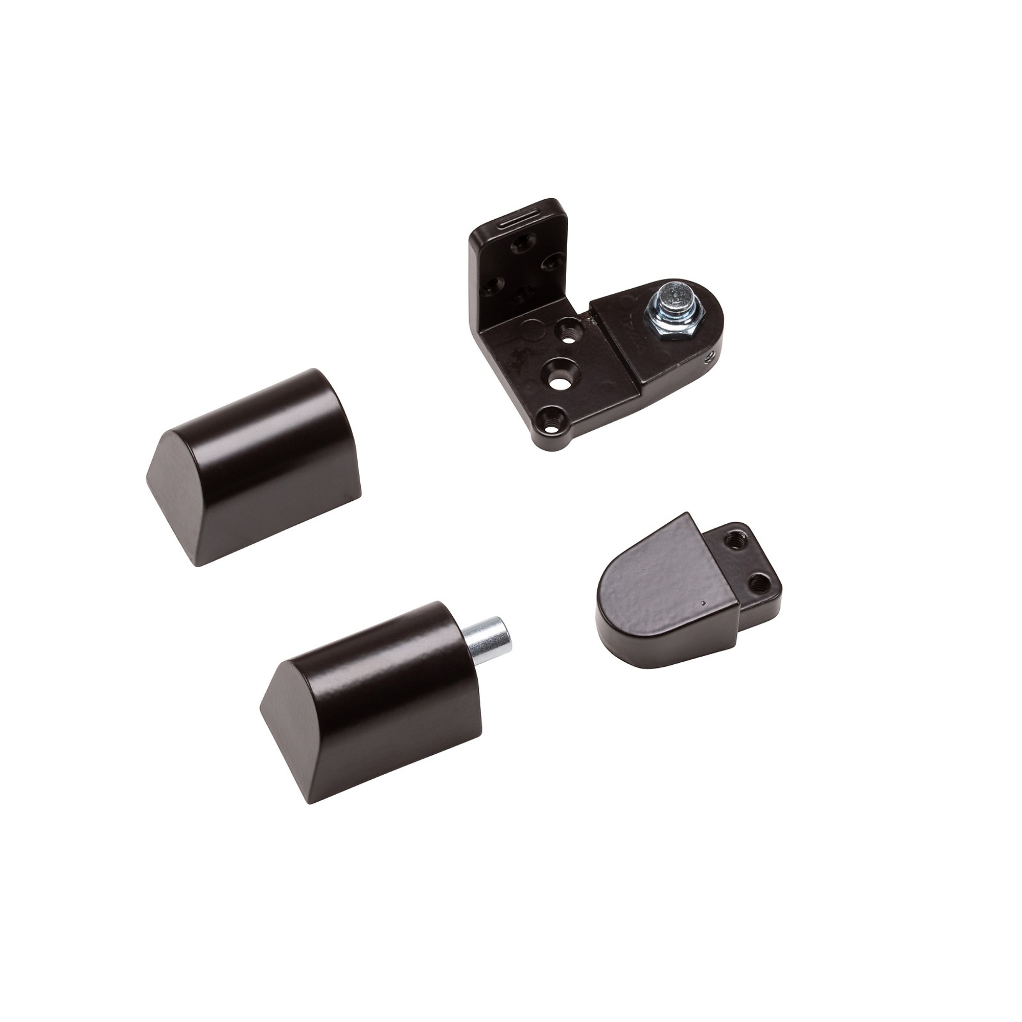Global Door Controls Offset Door Pivot Hinge Set — 3/4in., Left Hand, Duronodic, Model# TH1114U-LH-DU